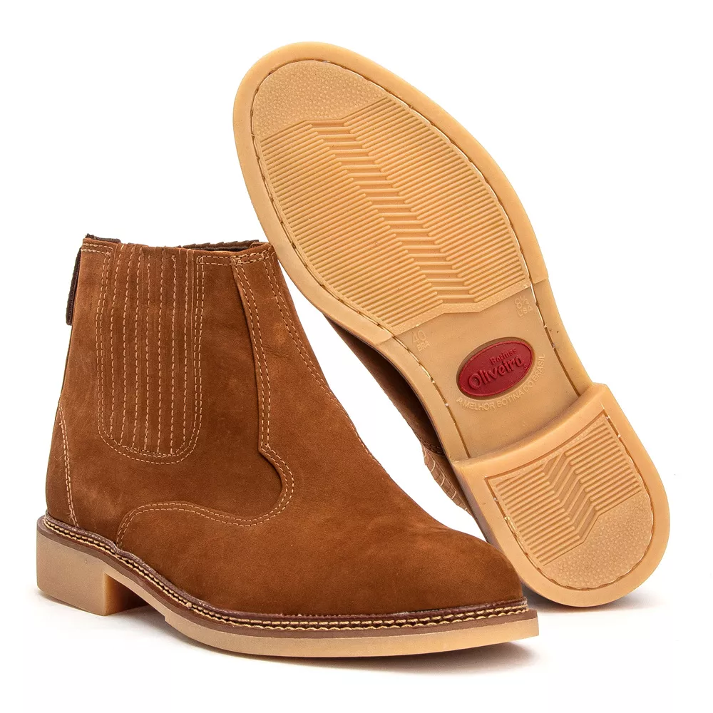 BOTINA OLIVEIRA NOBUK CASTOR | Horses Ville | O Shopping do Cavaleiro