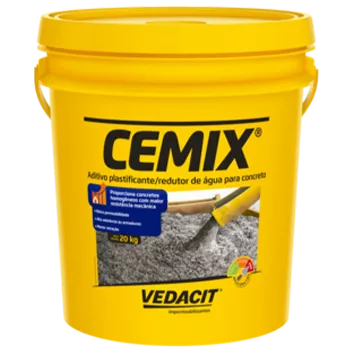 ADITIVO PLASTIFICANTE CEMIX 20KG VEDACIT | Impermix | Materiais de