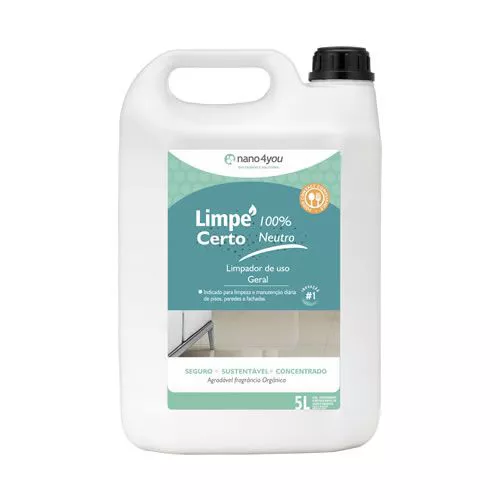 LIMPE CERTO 100% DETERGENTE NETRO 5L - NANO4YOU | Impermix | Materiais ...