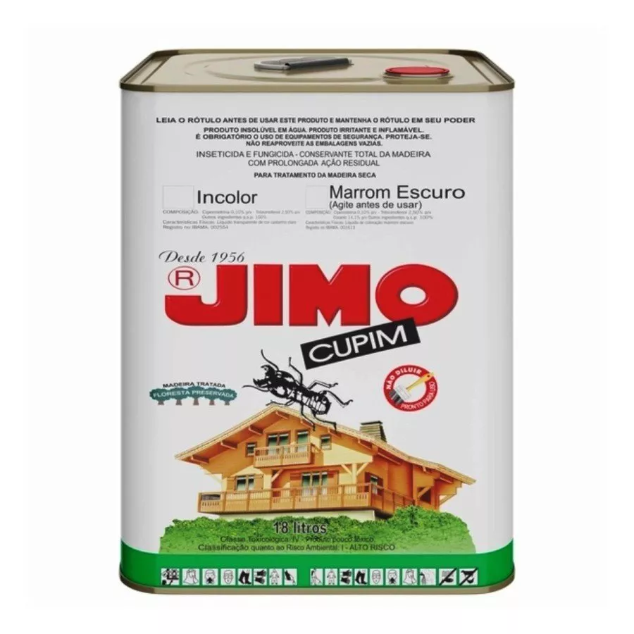 ユミムコヒ IMUNIZANTE JIMO CUPIM INCOLOR 18L - JIMO | Impermix | Materiais de