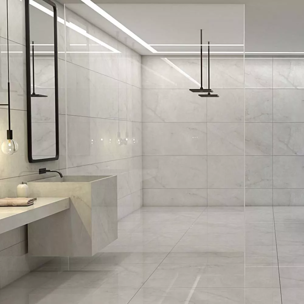 PORCELANATO ONIX ICE ACETINADO 83X83 DAMME | Impermix | Materiais