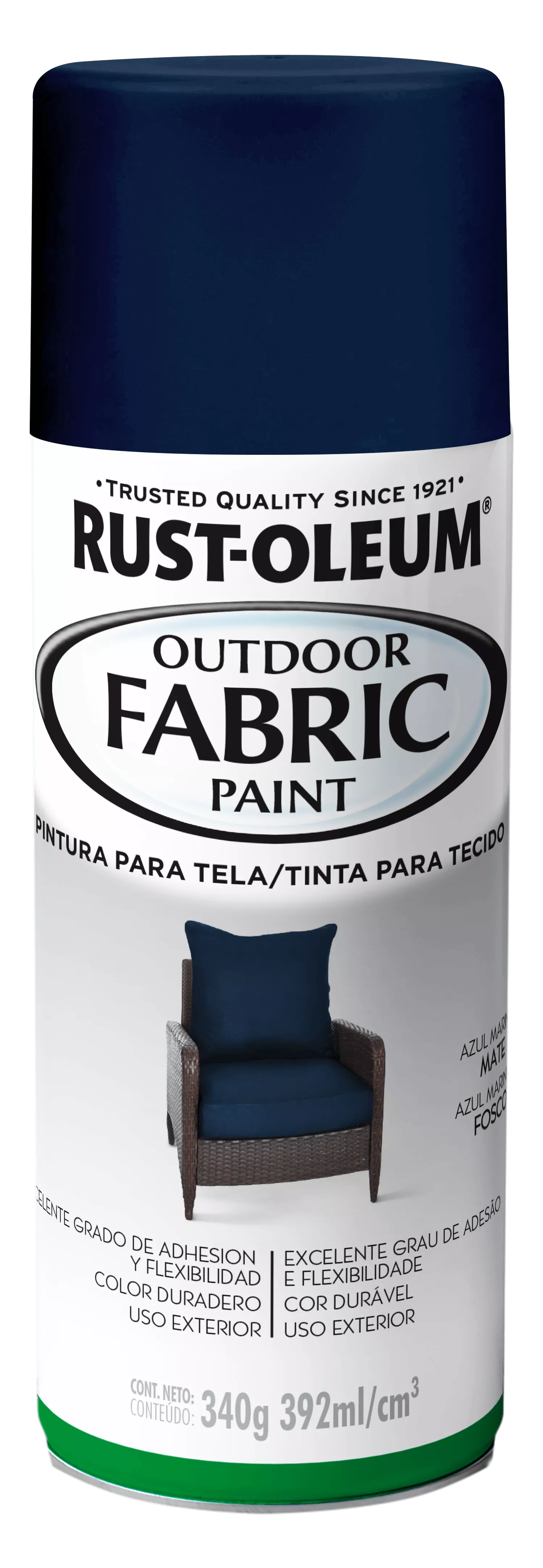 RUST OLEUM SPRAY FABRIC TECIDO AZUL MARINHO | Impermix | Materiais de ...