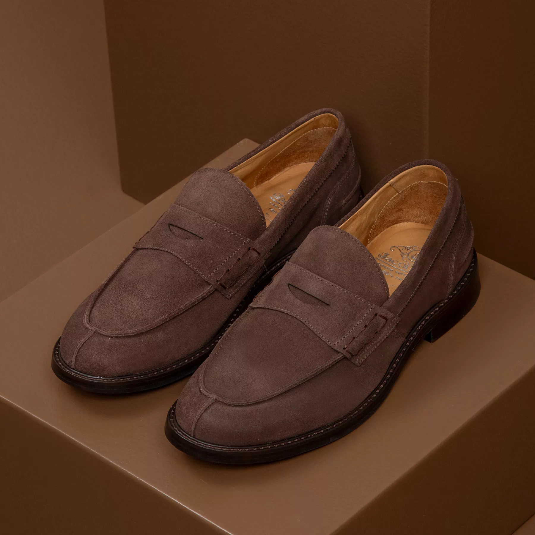 Sapato Loafer Masculino Ancona Camurça Terra