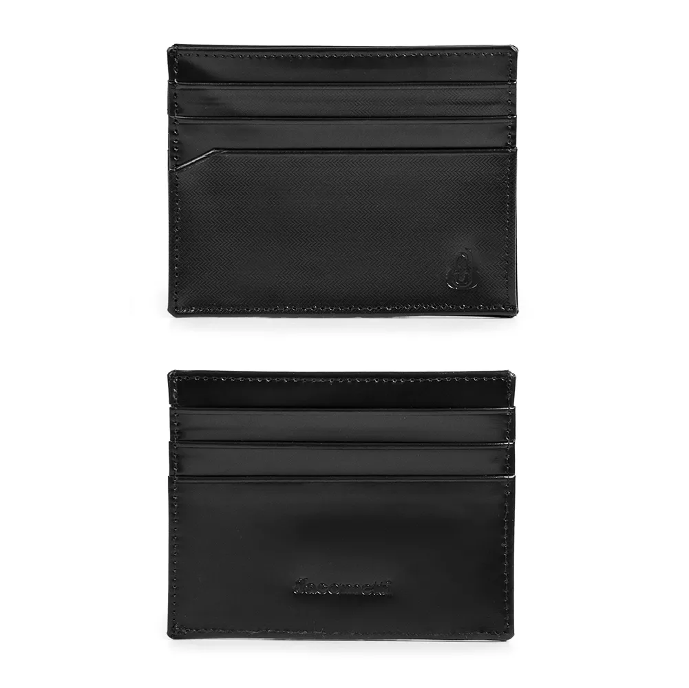 Porta Cartão de Couro Preto 38600