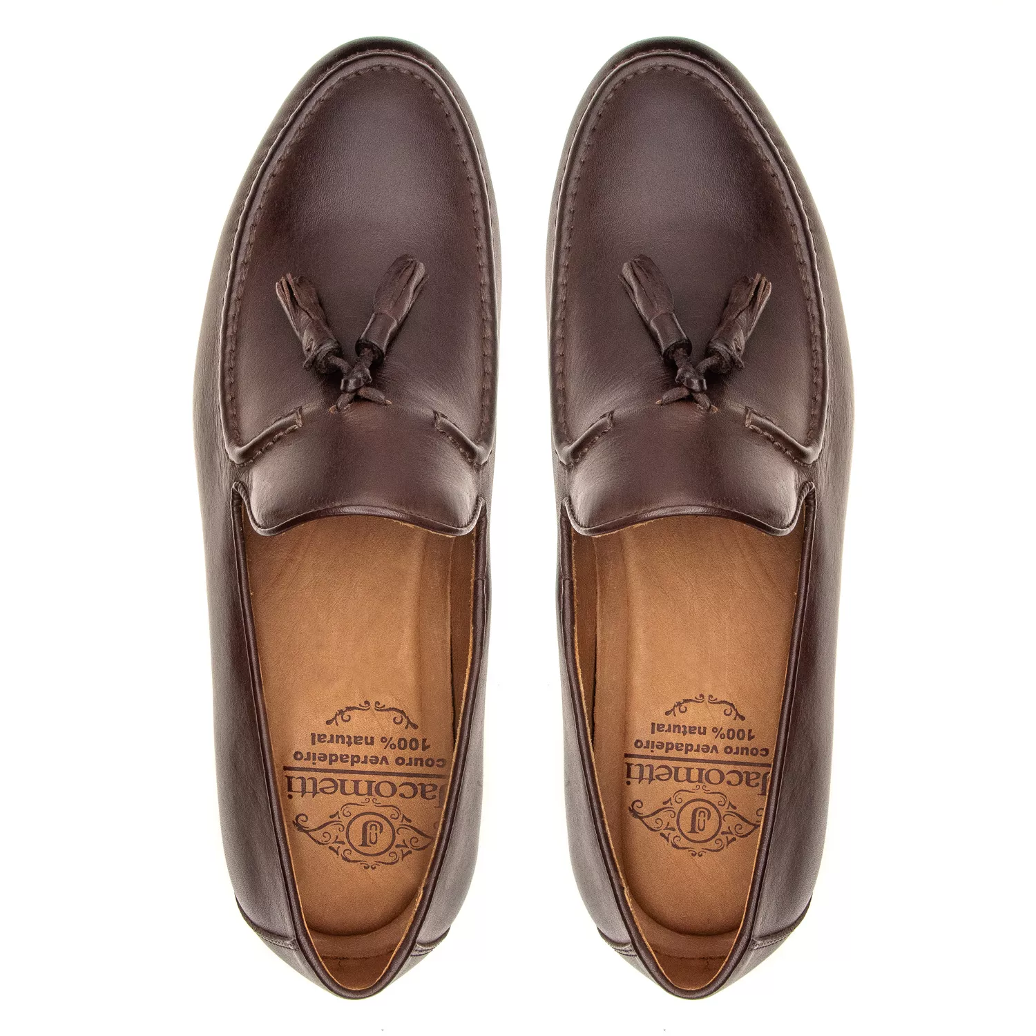 Mocassim Masculino de Couro Moca 194047