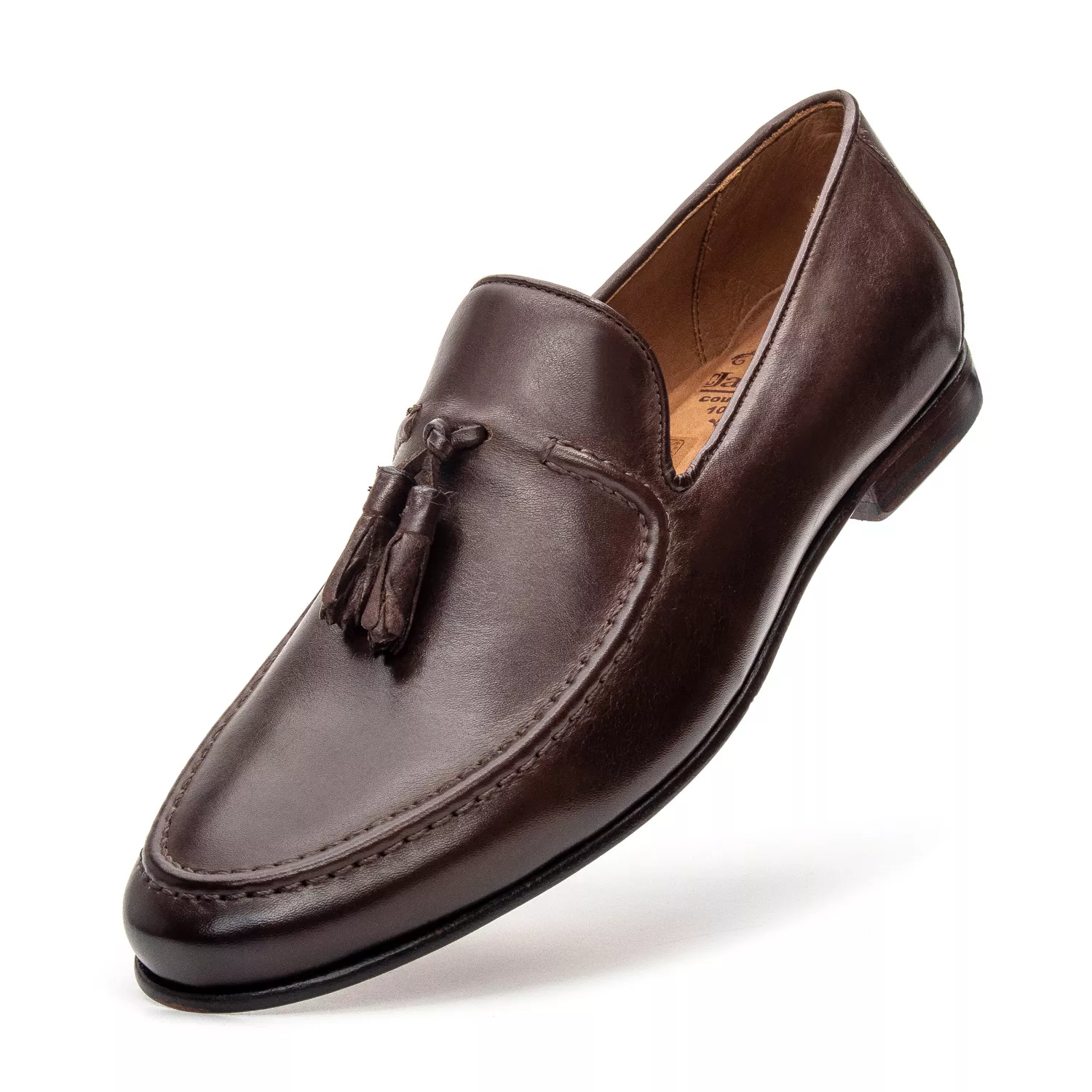 Mocassim Masculino de Couro Moca 194047