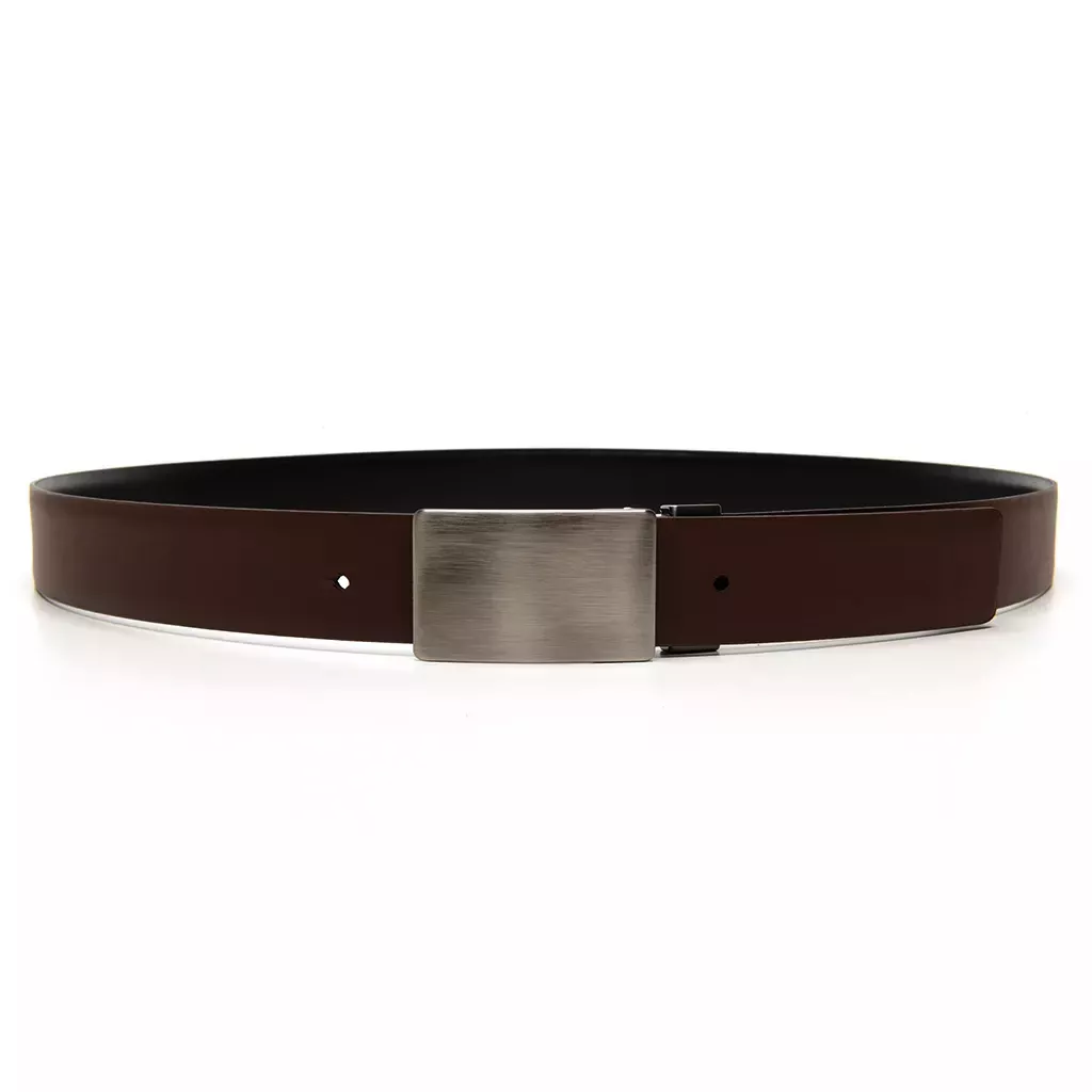 Cinto Dupla Face Preto e Mouro 35705 Tamanho Especial