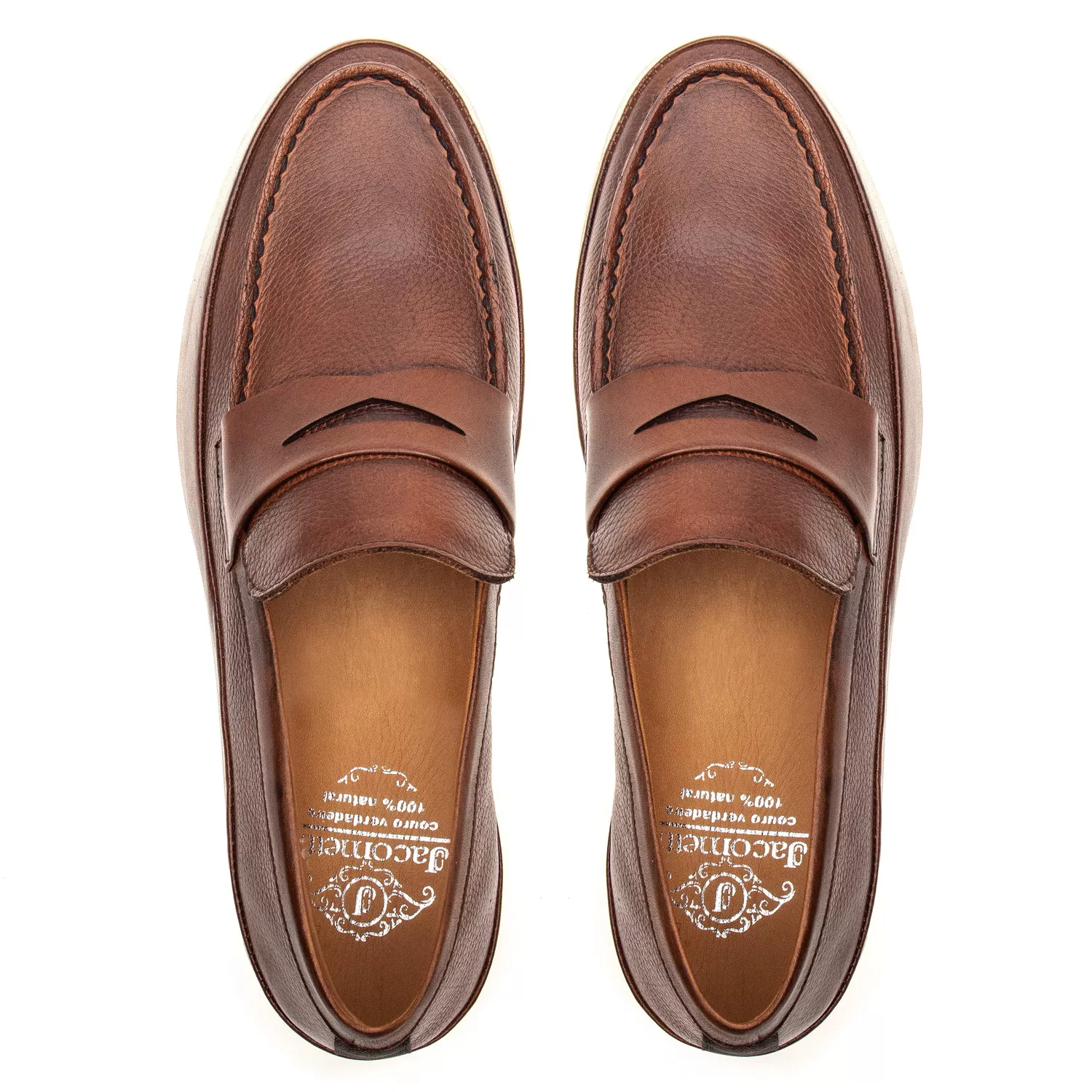 Sapato Casual Couro Chocolate