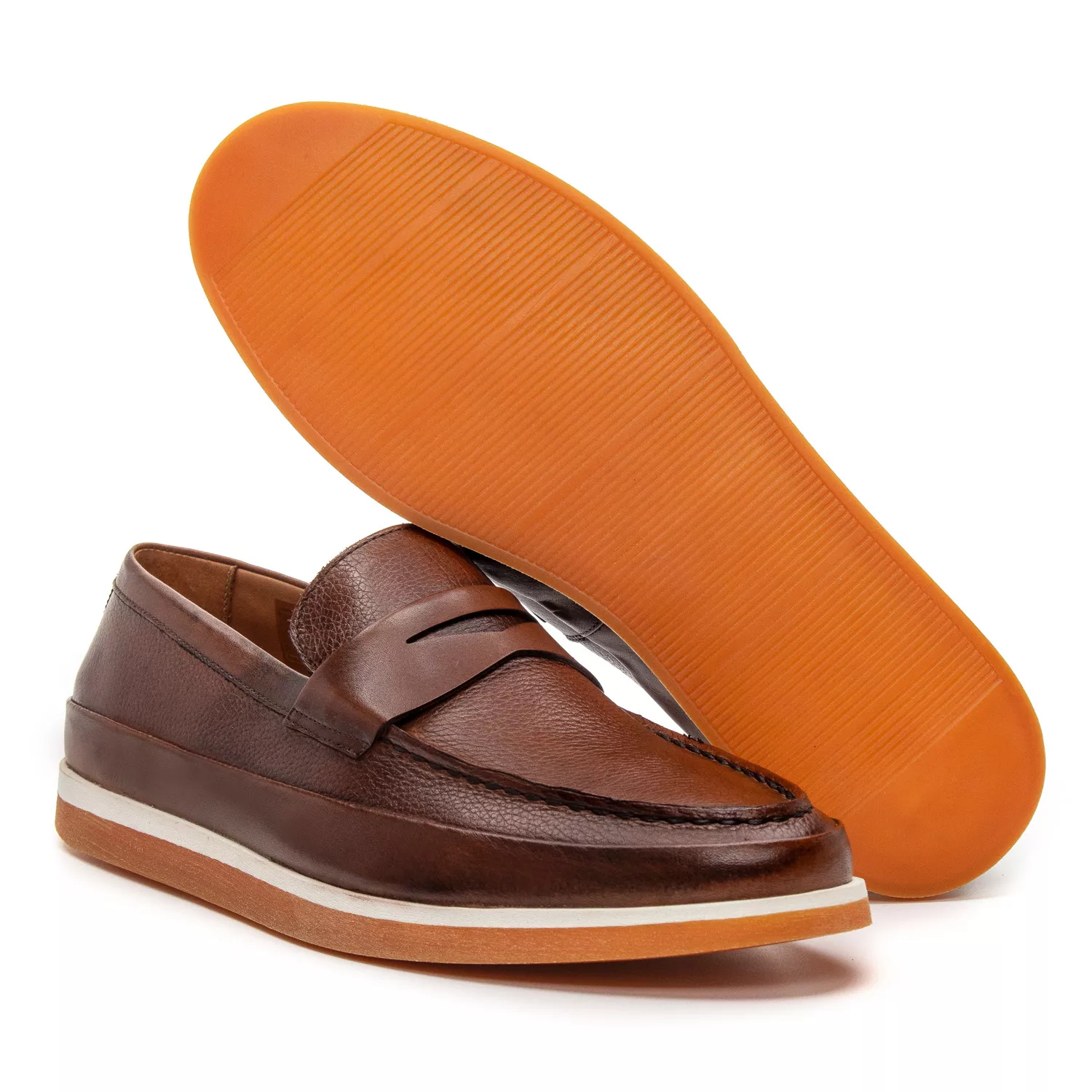 Sapato Casual Couro Chocolate