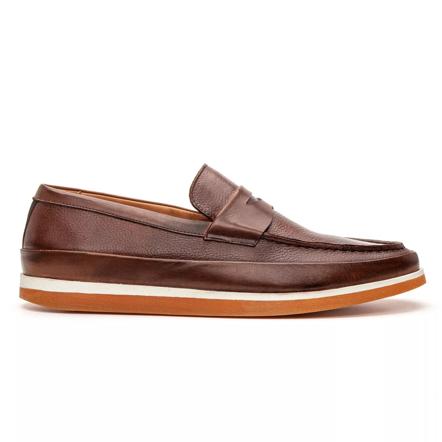 Sapato Casual Couro Chocolate