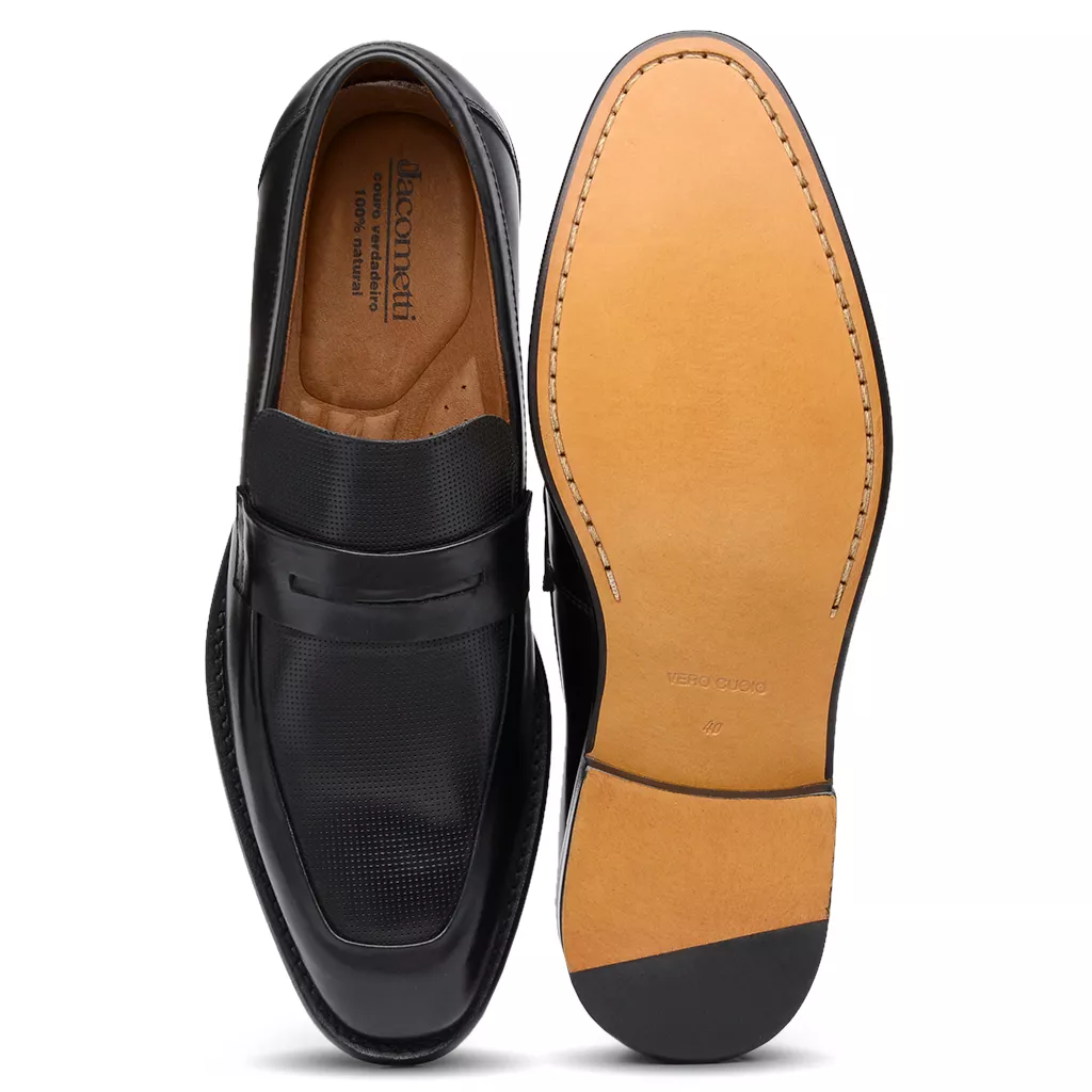 Sapato Social Masculino Preto H06