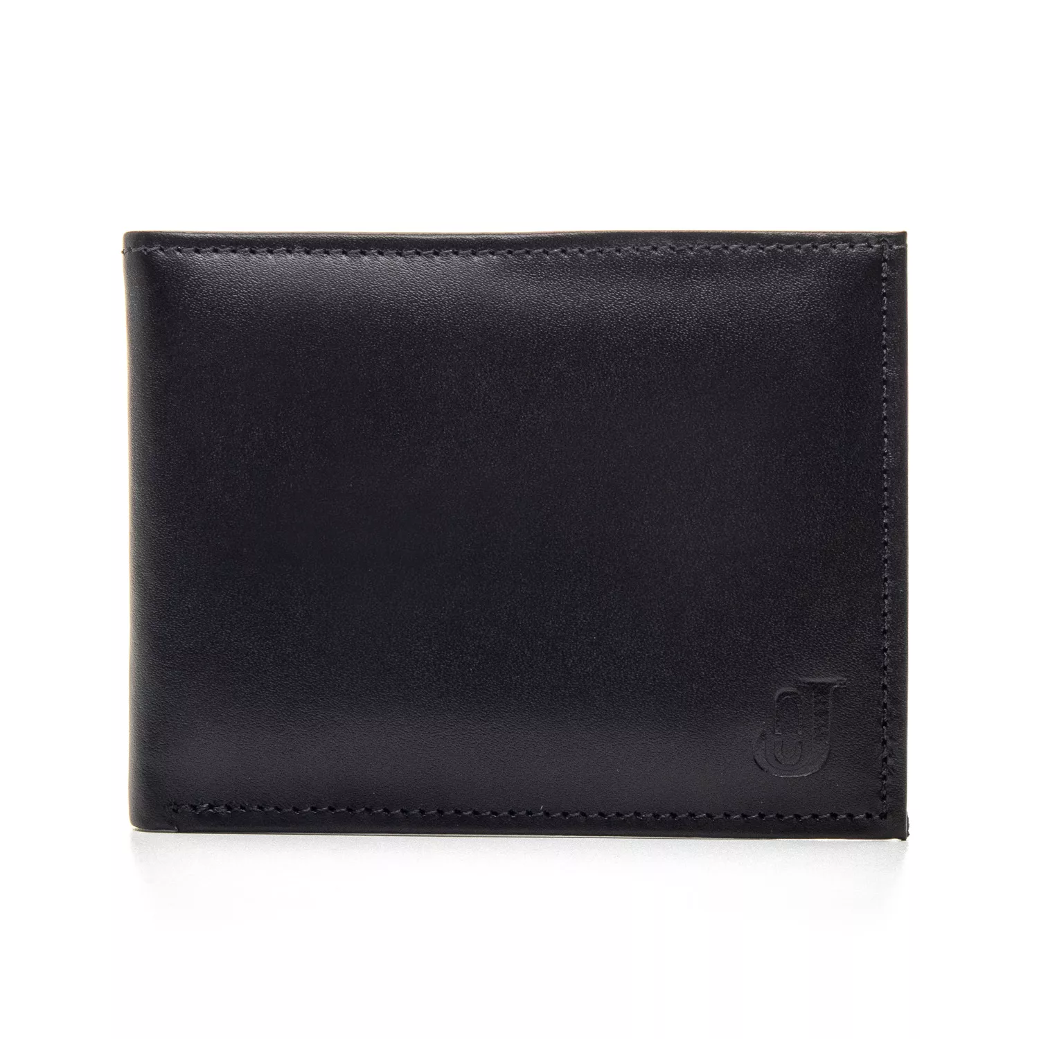 Carteira Masculina Porta Cartão de Couro 5015 Preta