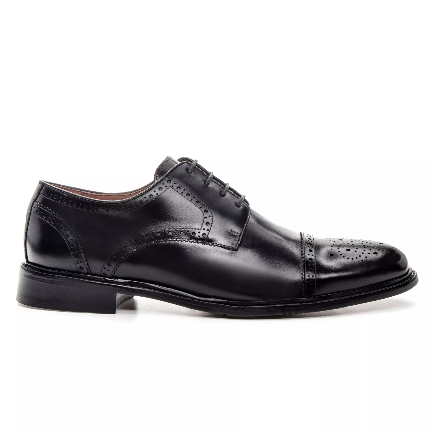Sapato Derby Brogue Treviso Preto 