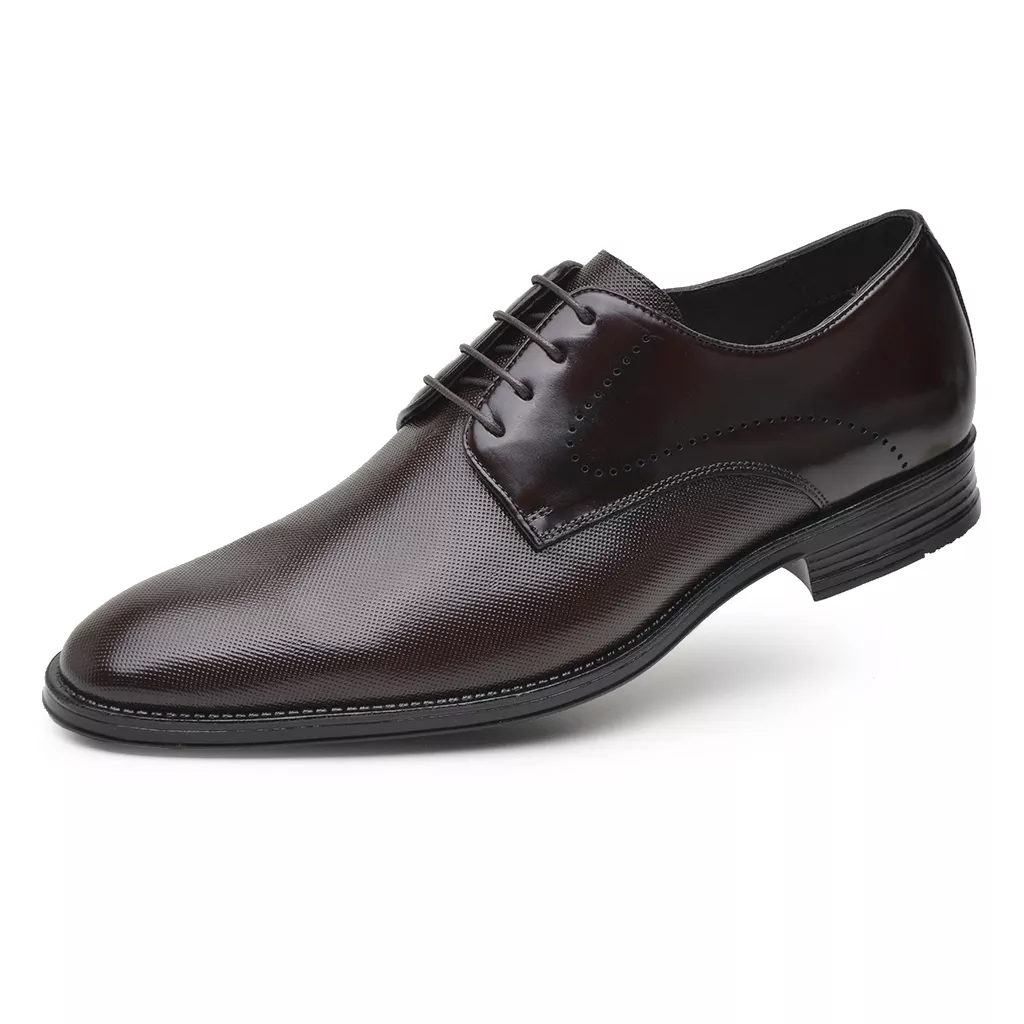 Sapato Social Masculino Derby Café Npl010
