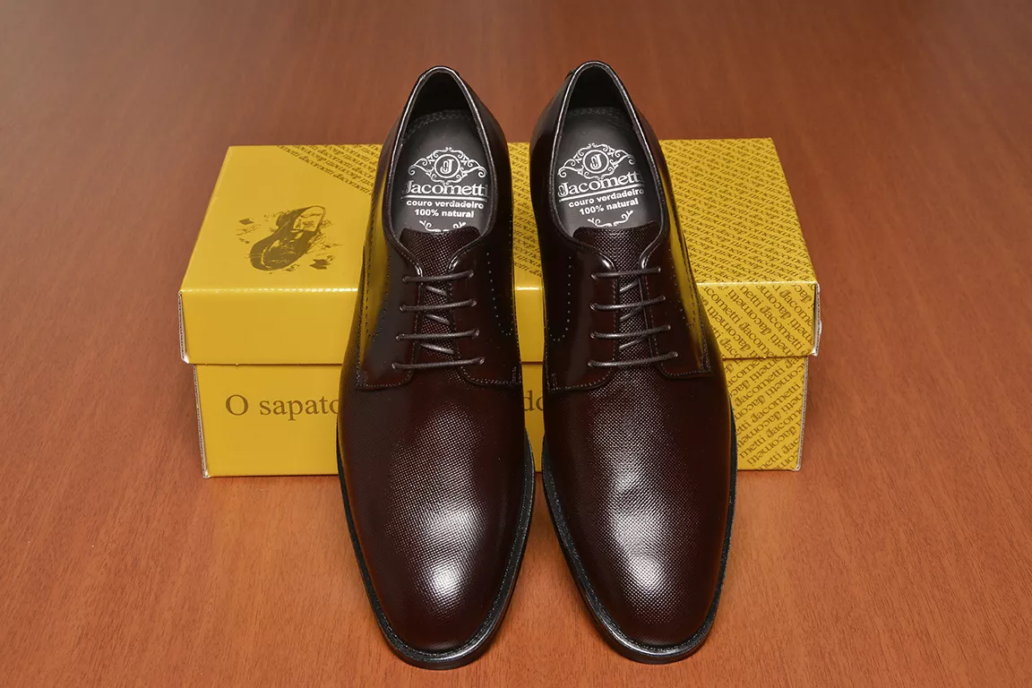 Sapato Social Masculino Derby Café Npl010