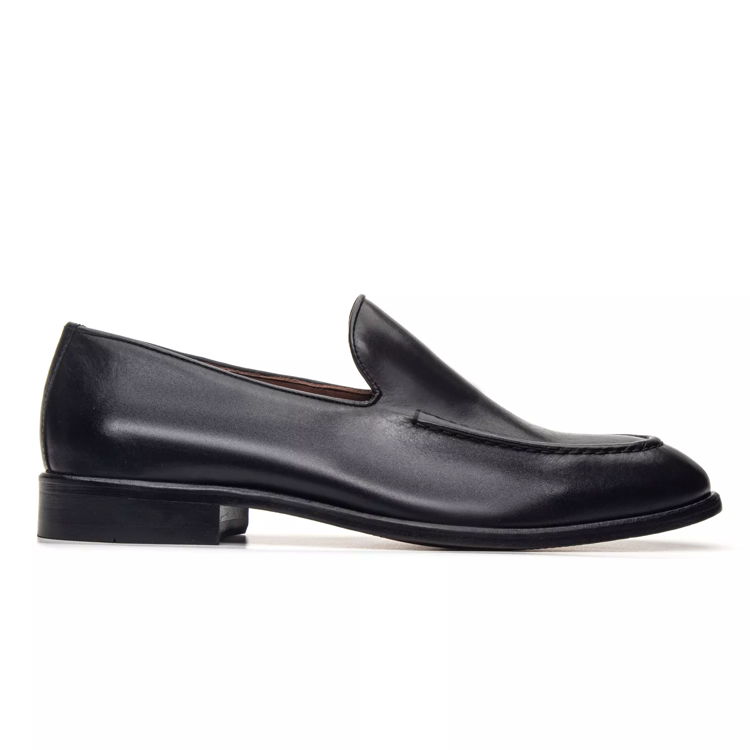 Mocassim Masculino Livorno Preto Solado de Couro