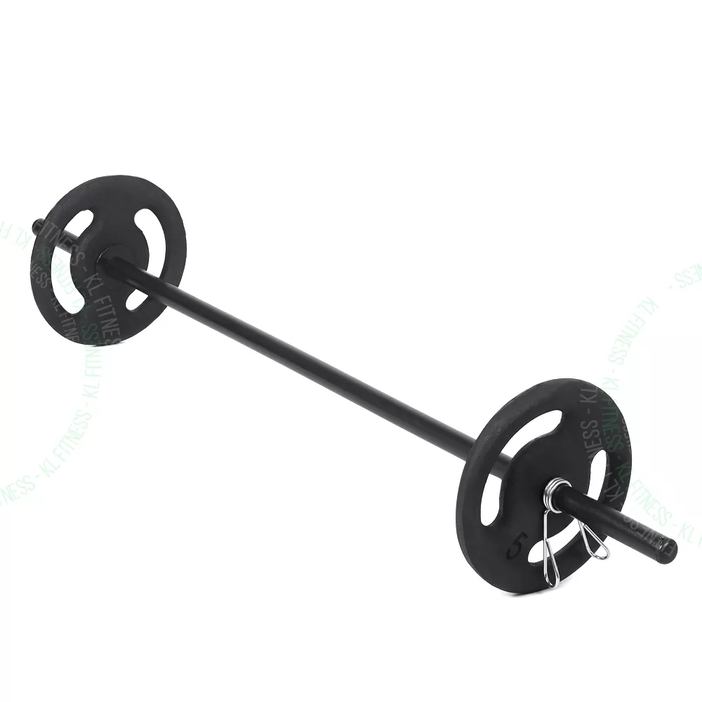 Kit Body Pump Barra 1,20 cm + 10 kg anilhas pintadas | KLMASTERFITNESS