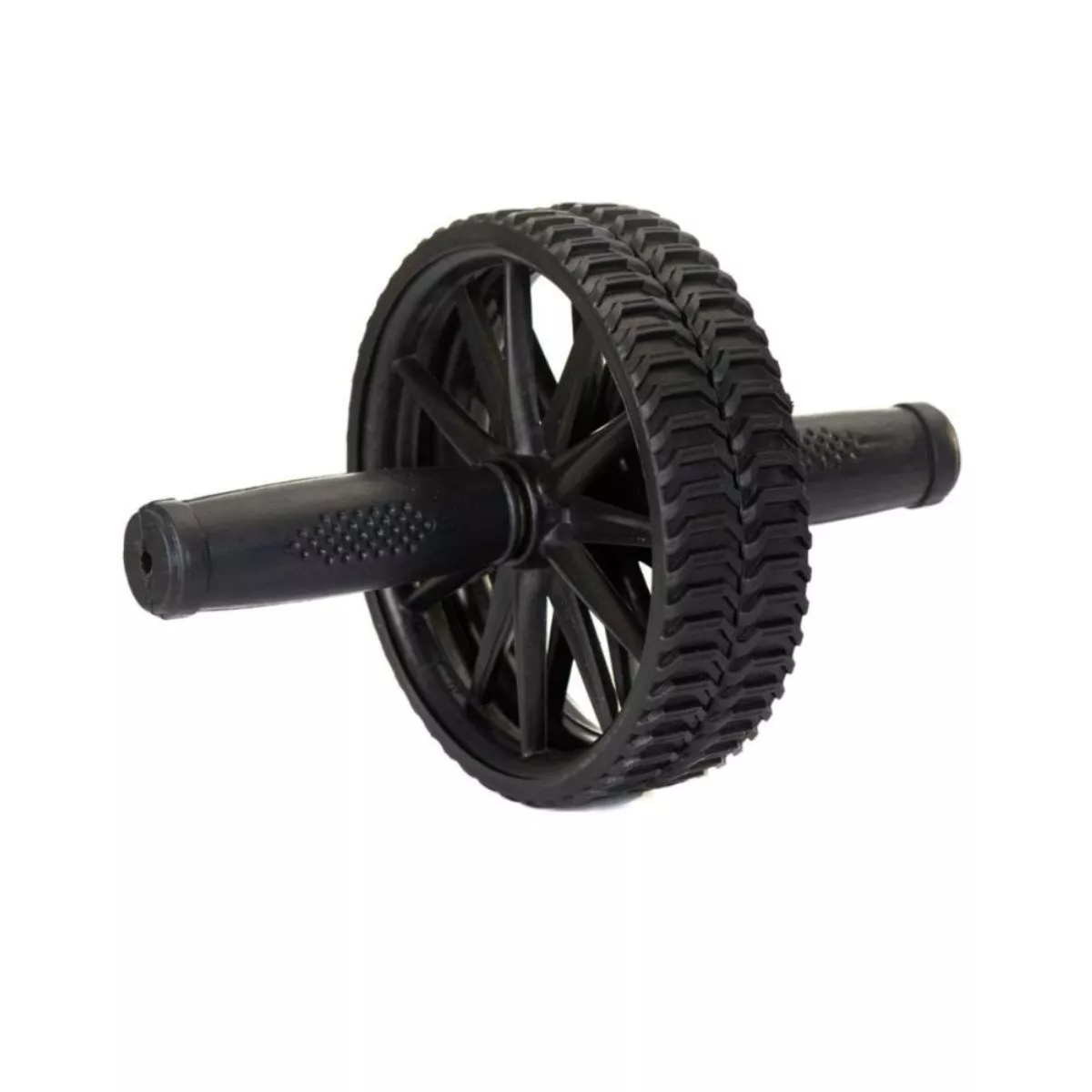 Roda Exercícios Abdominal Funcional Rolo Fitness Treino - Preto | LA ...