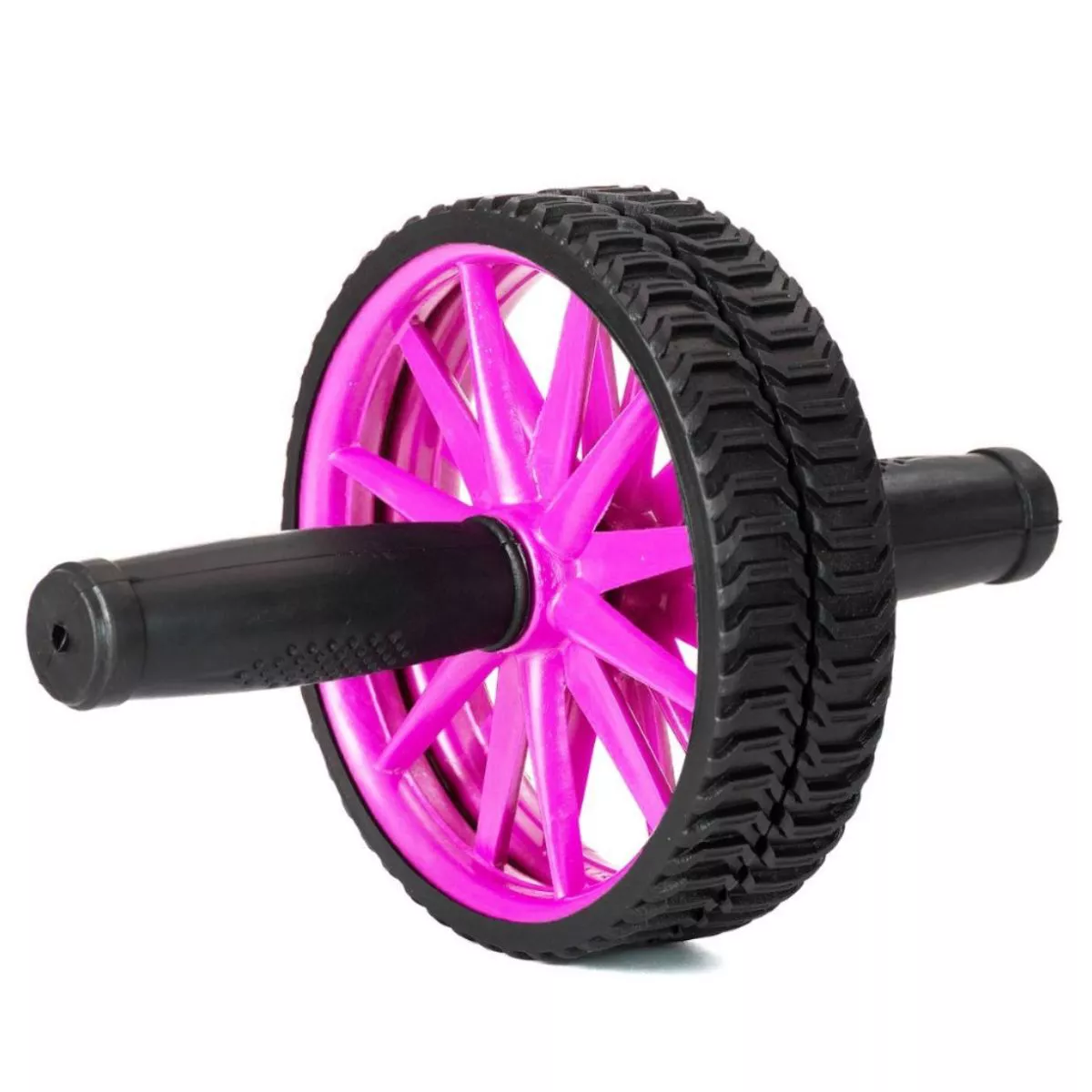 Roda Exercícios Abdominal Funcional Rolo Fitness Treino - Rosa | LA ...