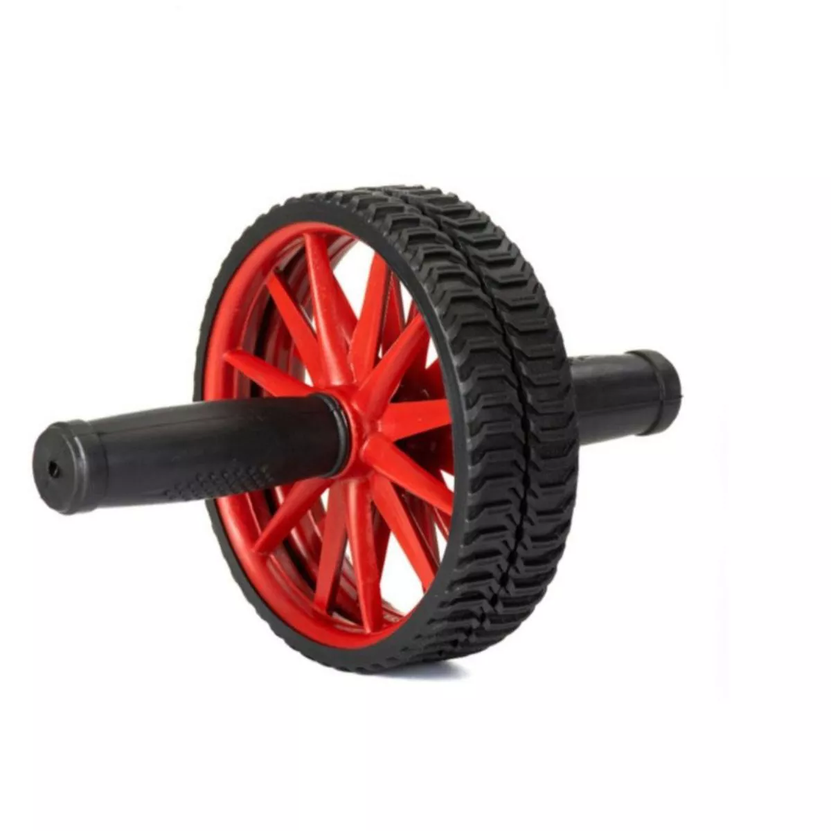 Roda Exercícios Abdominal Funcional Rolo Fitness Treino - Vermelho | LA ...