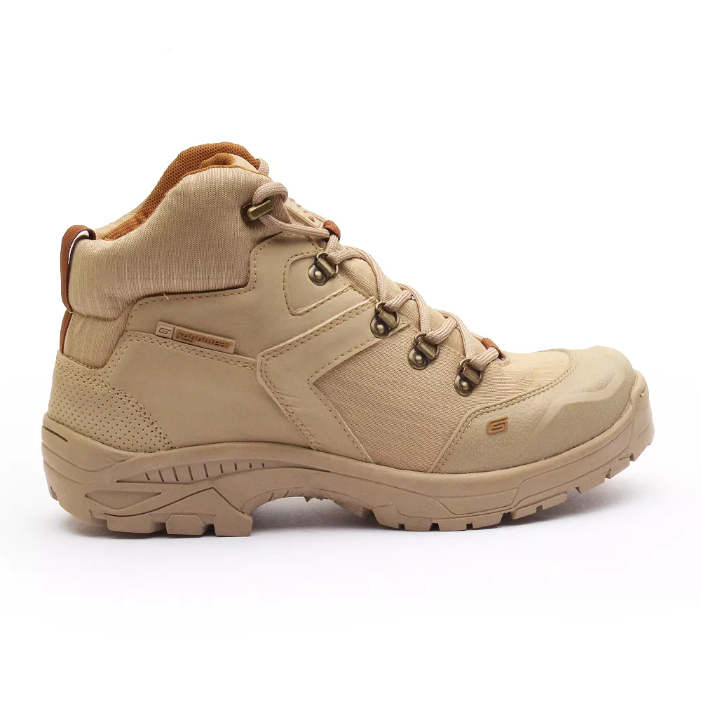 Bota Tática Militar Gogowear Microfibra ref Mamute cor Bege | Loja