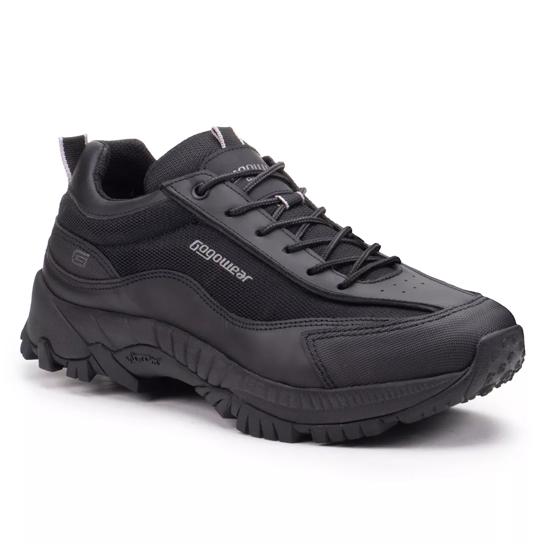 Tênis Adventure Masculino VIBRAM Gogowear 100% Couro ref Spock Low