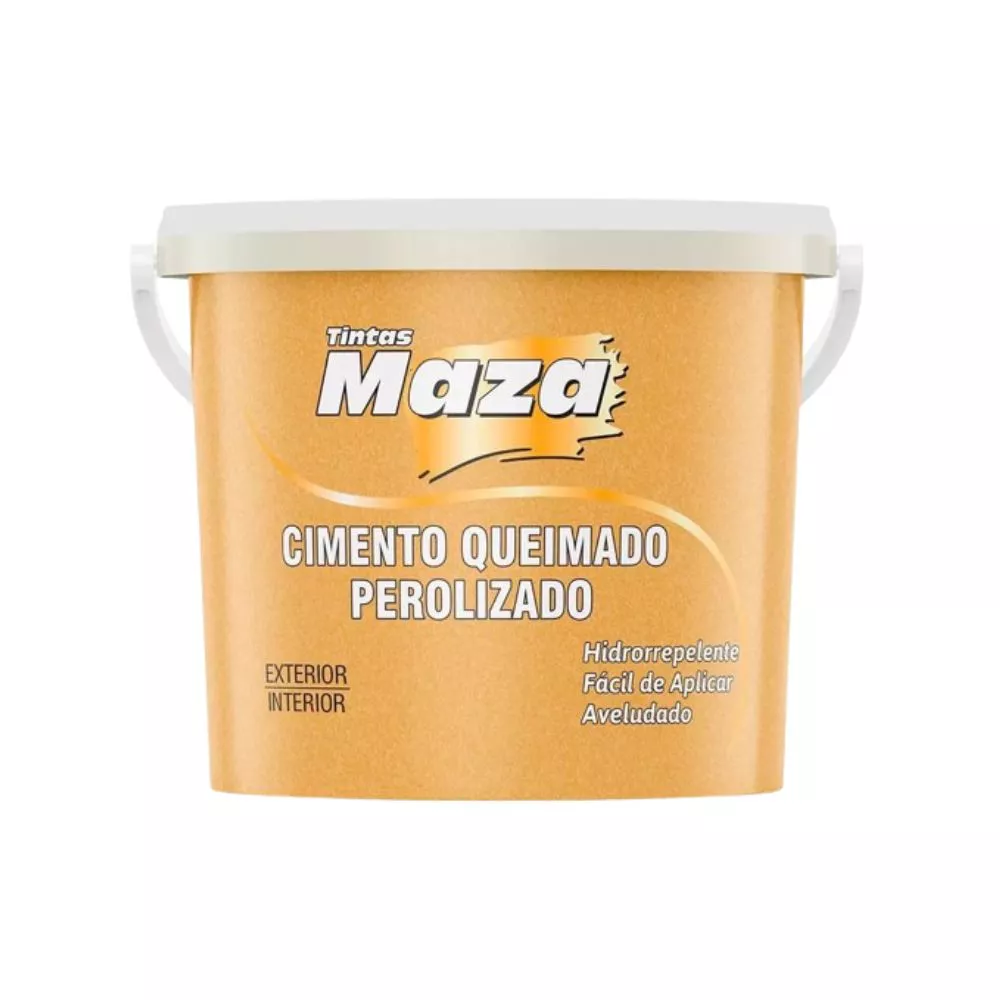 Efeito Cimento Queimado Perolizado Maza 3kg | Luidar Tintas