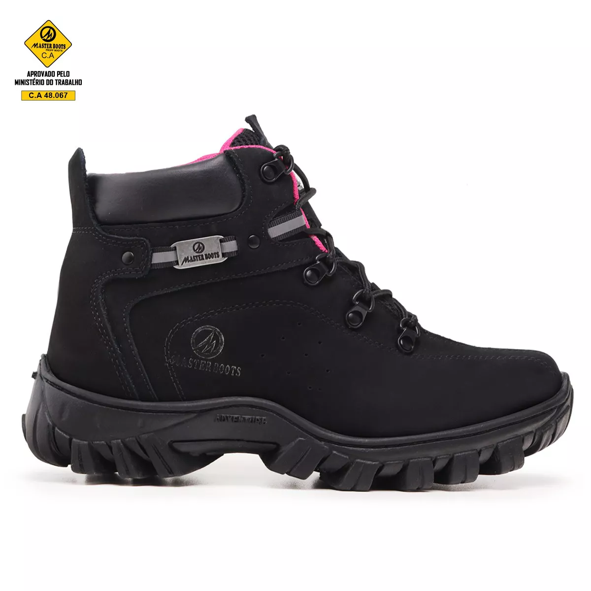 Bota 2113 para Trabalho Bico de Pvc Palmilha Anatômica | MASTER BOOTS