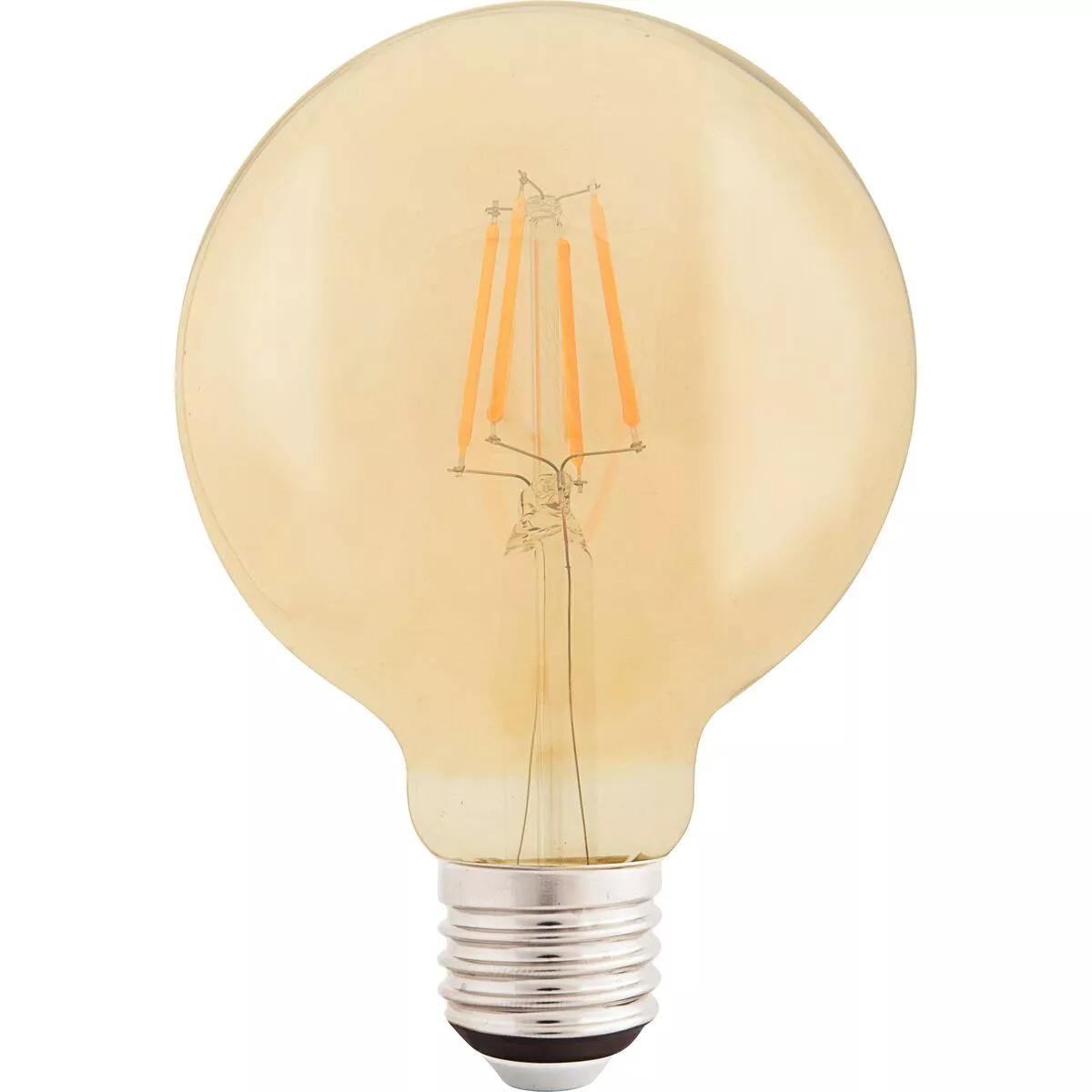 LAMPADA LED G95 4W BIV E27 2200K LUZ AM VD AMBAR 58029003 TRAMONTINA