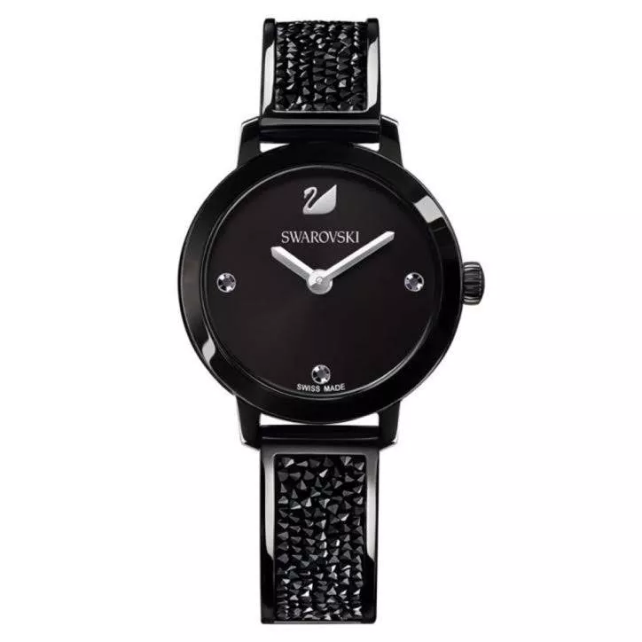 スワロフスキー　COSMIC ROCK ウォッチ Relógio Swarovski Feminino Cosmic Rock Preto