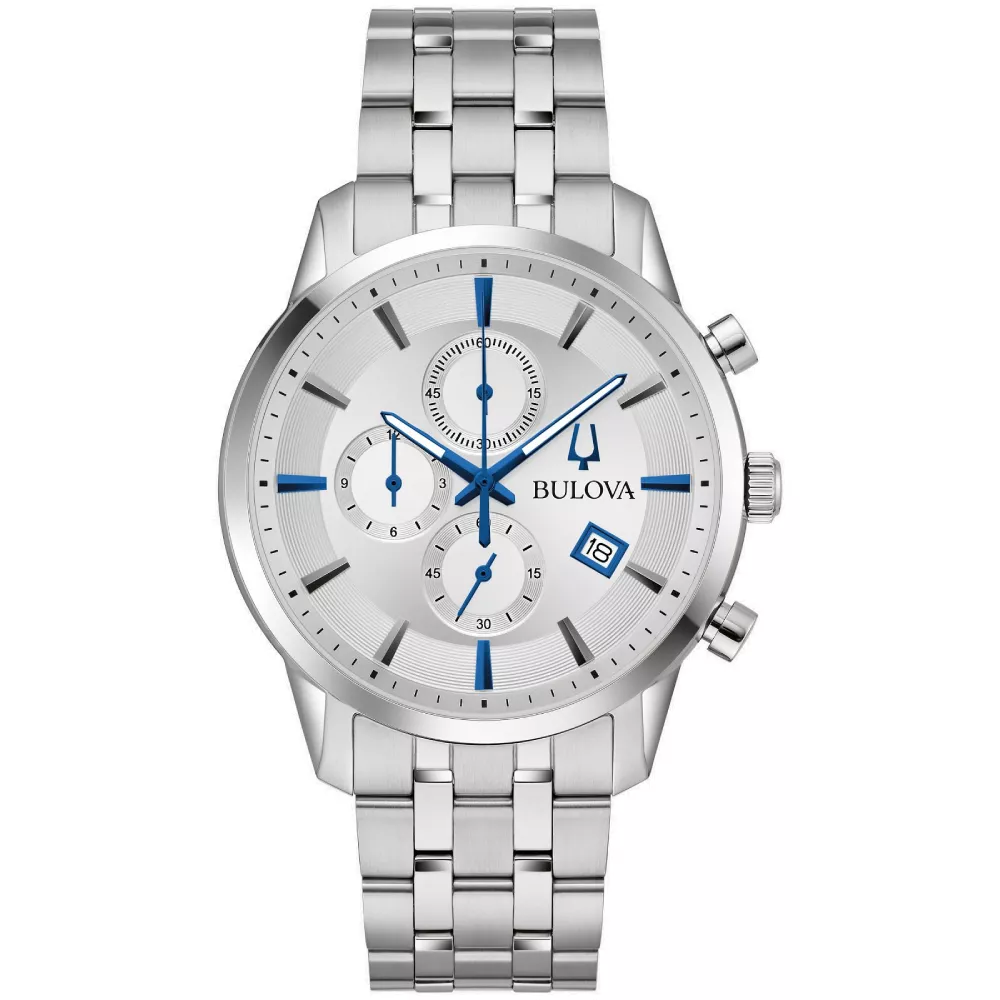Relógio Bulova Masculino Sutton Cronógrafo Aço 96B404