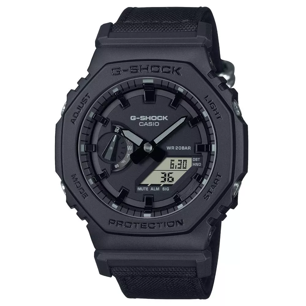 G-SHOCK GA-2100BCE-1AJF 「CORDURA」バンド Relógio Casio G-Shock Carbon Core Guard Pulseira Cordura