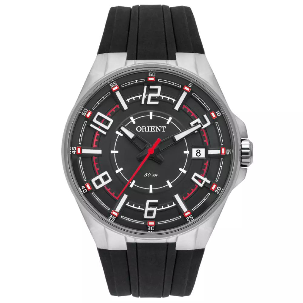 Relógio Orient Masculino Neo Sport Preto com Vermelho