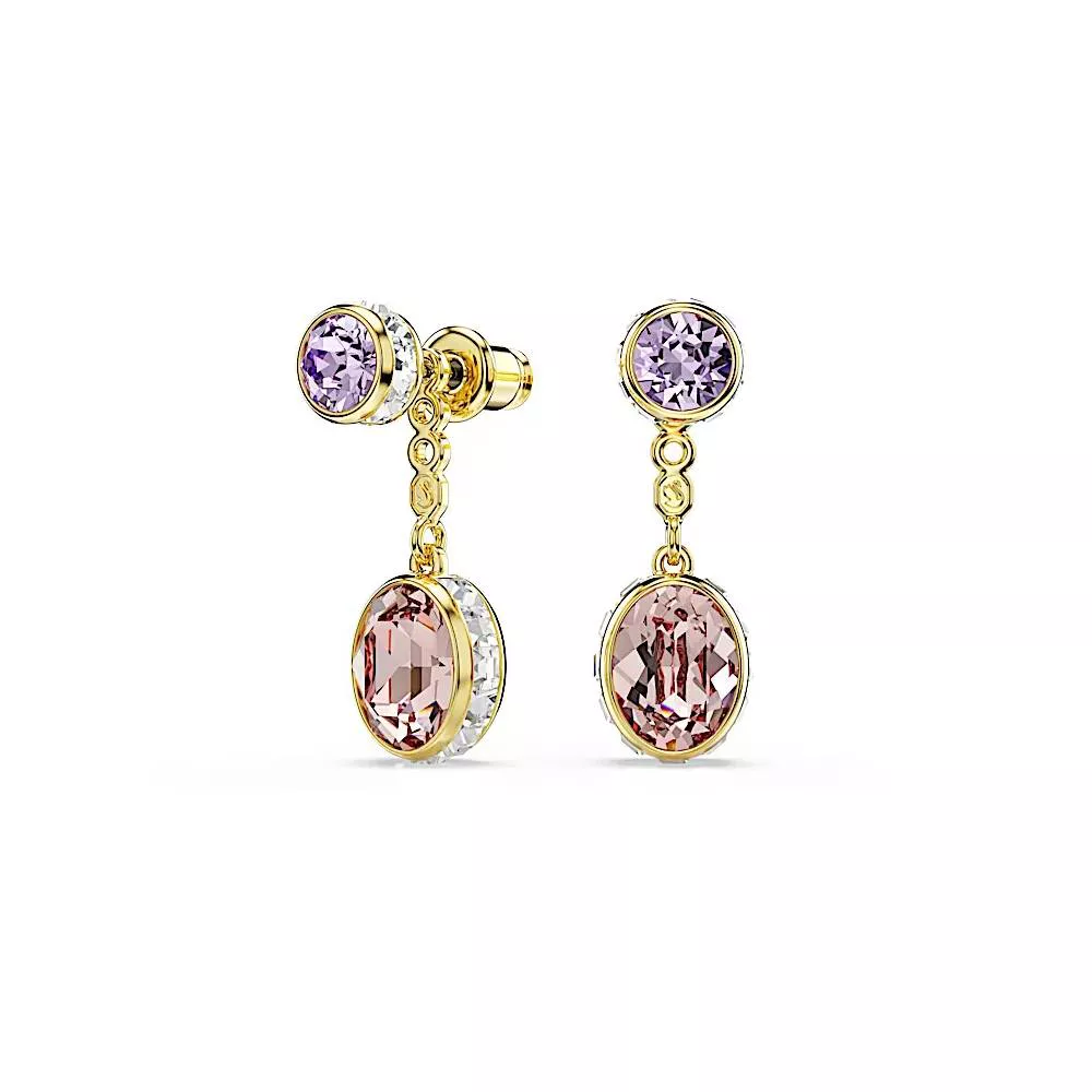Brinco Swarovski Chroma Rosé