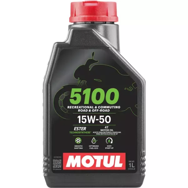 MOTUL 5100 15W-50 4T エンジンオイル 1L 5本セット OLEO MOTOR MOTUL 5100 15W50 1L 4 TEMPOS Moto One