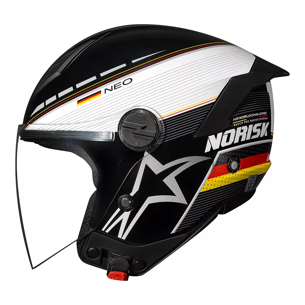 ノリスケ Capacete Norisk Neo (Aberto) Grand Prix - Alemanha/Germany Moto One