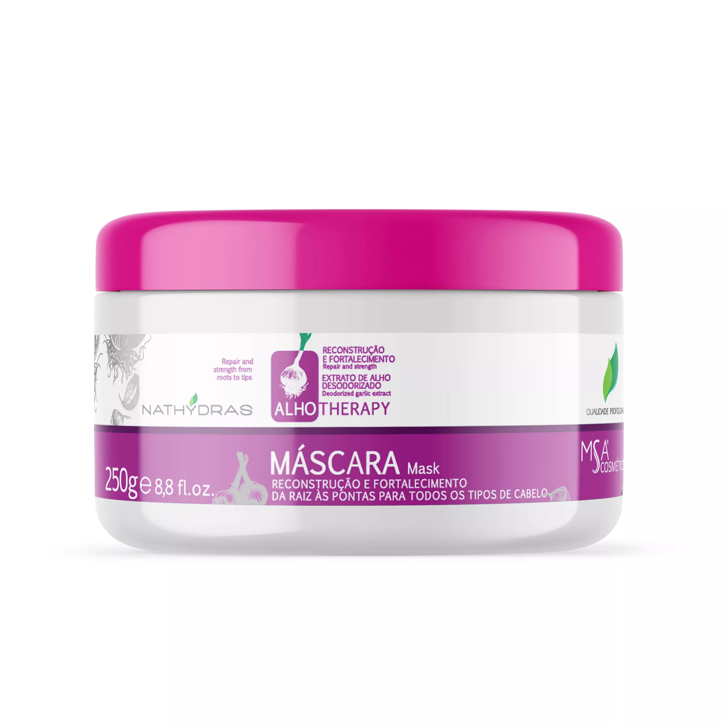 Máscara Alho 250g | MSA COSMÉTICOS