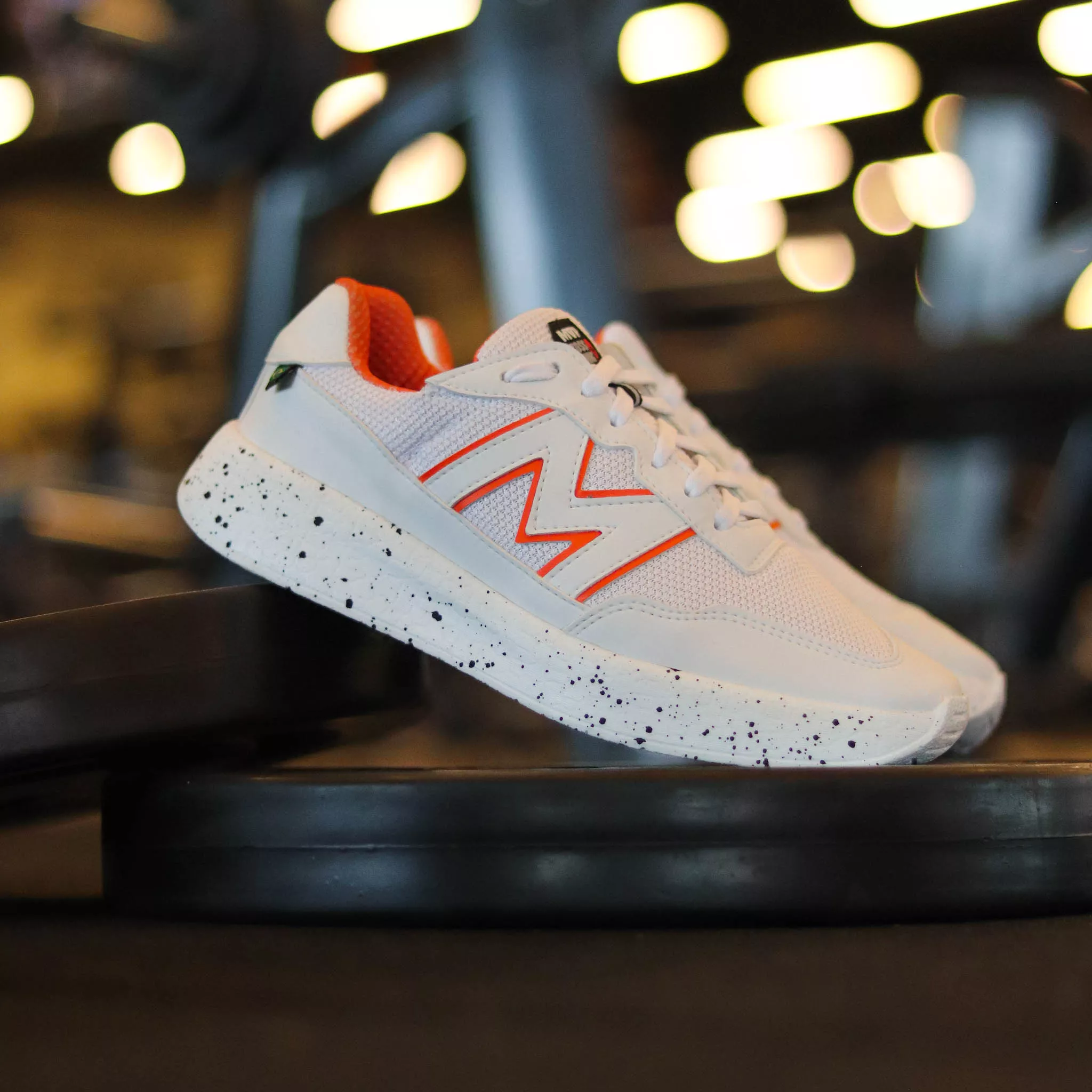 Tênis Branco para Treino Xtep Run II - White Orange | MVP Fitness