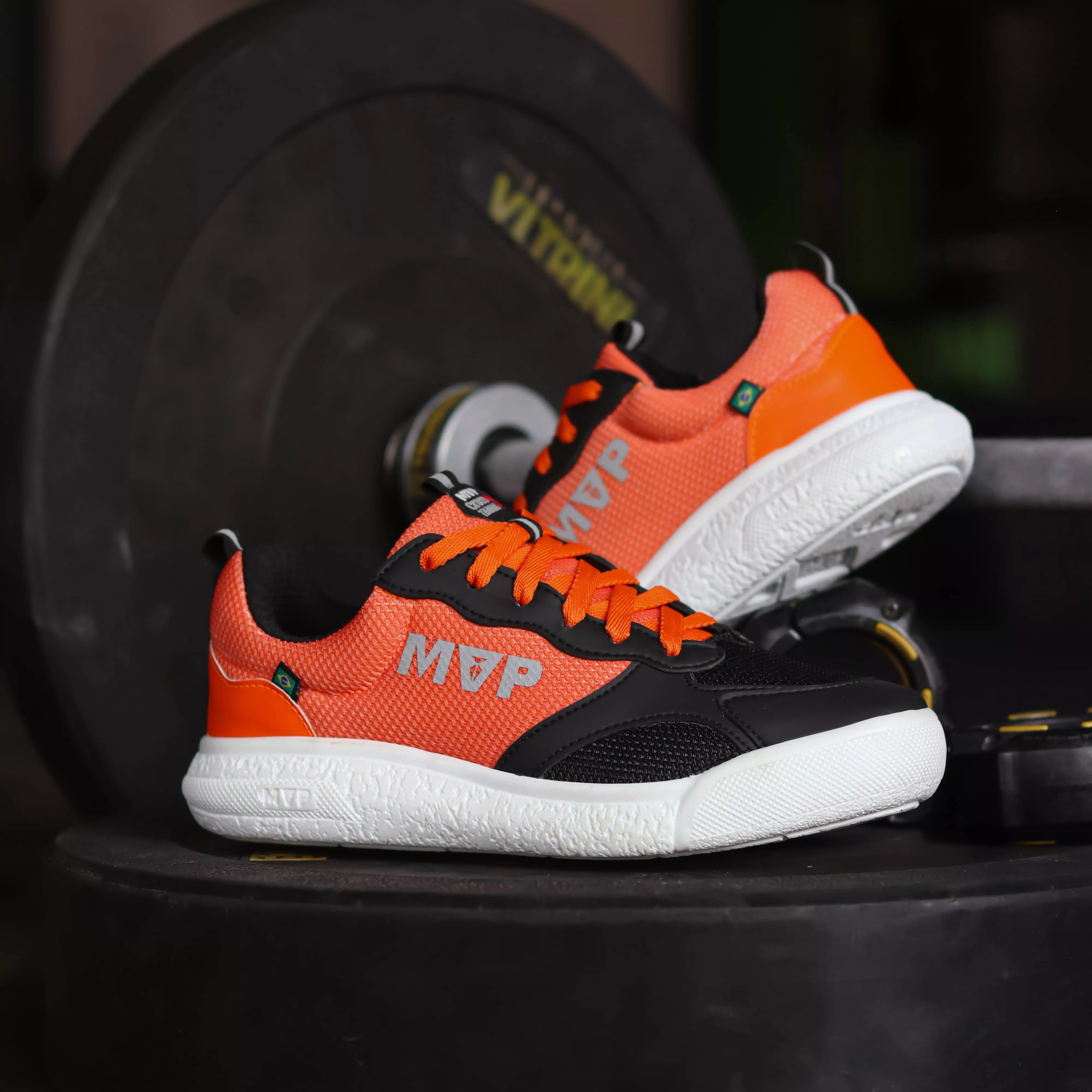 Tênis confortável para treinos Rx Fly - Black Orange | MVP Fitness