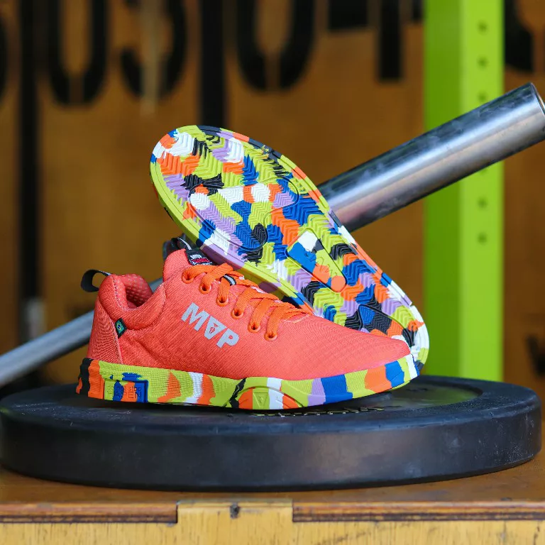 Tênis de treino Sola Reta Rhino Tech III - Orange Splash | MVP