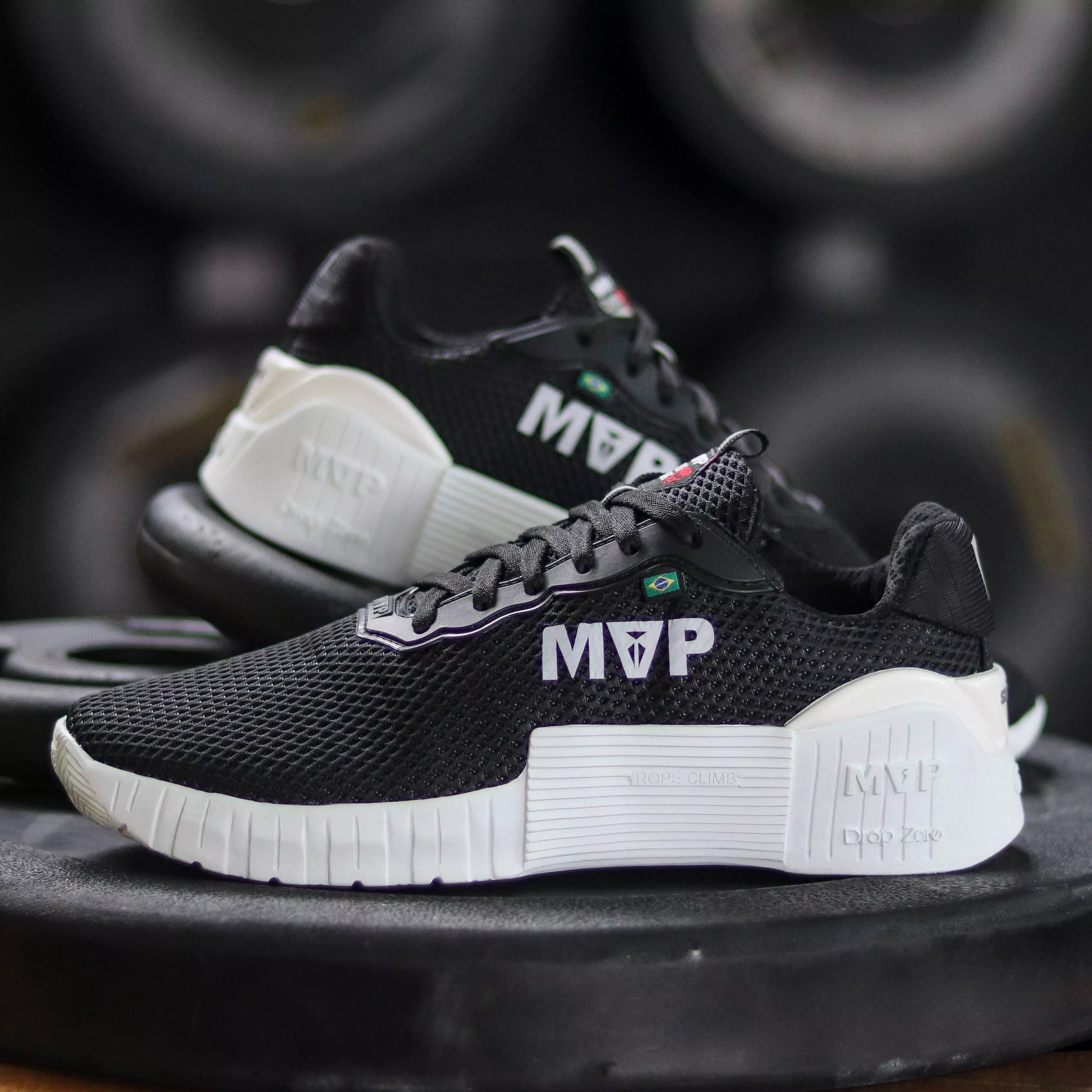 Tênis MVP Preto Cross Trainning 6X6 - Black White | MVP Fitness