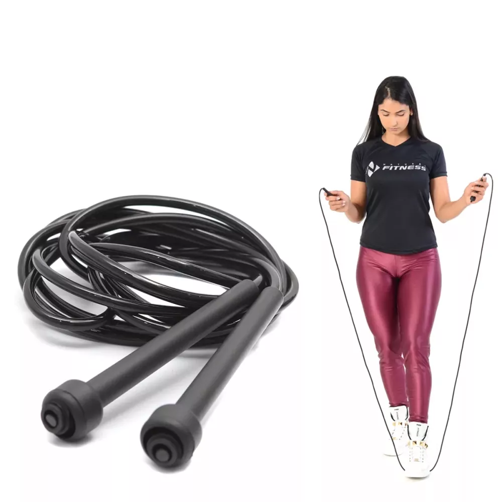 Corda de Pular PVC – Alta Velocidade, Pegada Confortável e Exercícios de Resistência e Condicionamento | Consport | NATURAL FITNESS