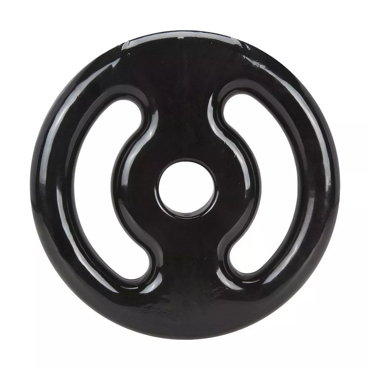 Anilha Emborrachada 15kg Consport com Pegadas Ergonômicas, Revestimento Protetor e Furo de 30mm para Treinamento de Força, Musculação e Equipamentos de Academia | NATURAL FITNESS