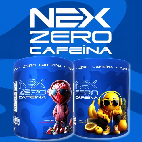 Pré-Treino Nexzero 300g Nexlife | Zero cafeína | Nex Life