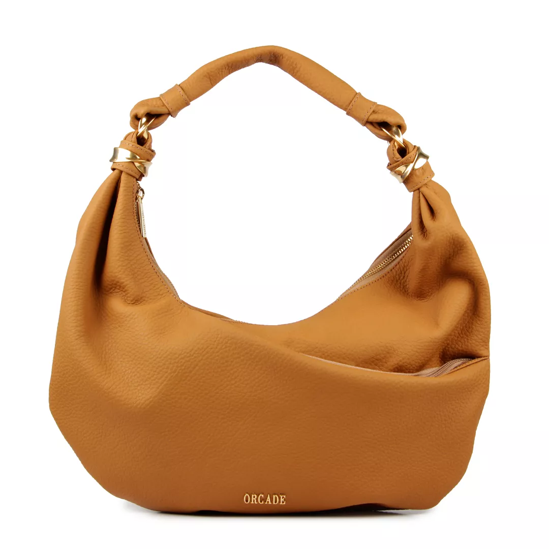 Shoulder Bag Orcade Couro Caramelo | ORCADE