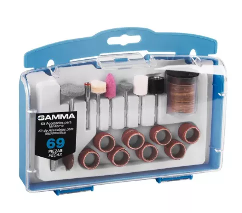 Kit De Acessórios Para Micro retifica Com 69 Peças Da Gamma | Palma ...