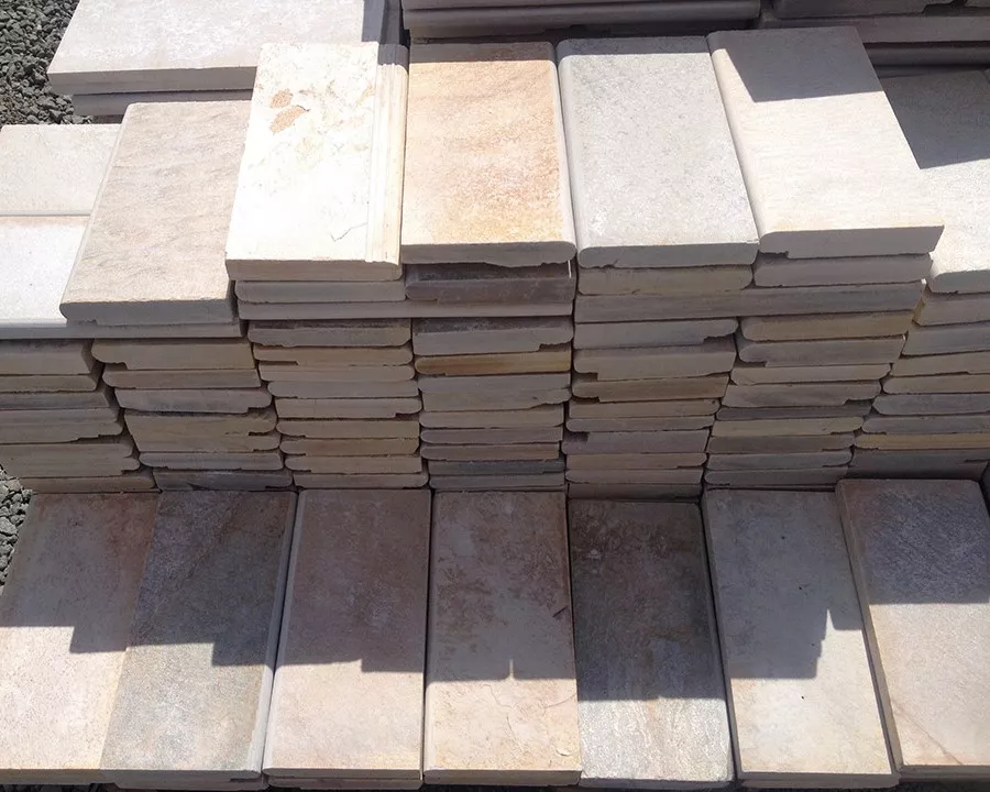 São Tomé Amarela Boleada 23x47 | Piso de Pedra Osasco