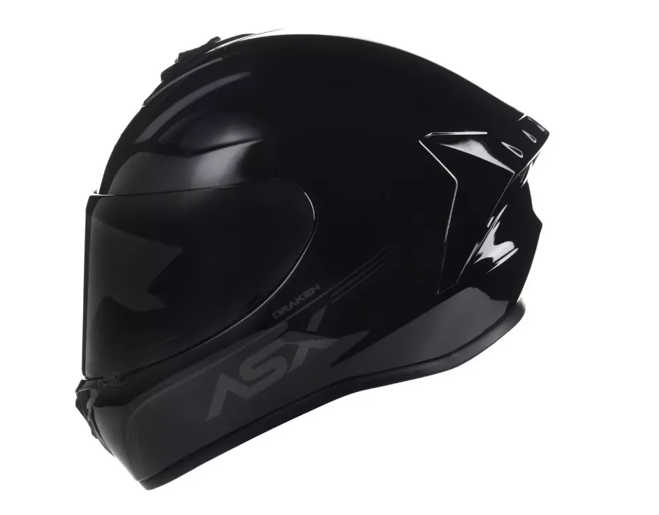 CAPACETE AXXIS DRAKEN SOLID PRETO BRILHANTE | PRESIDENTE MOTOS