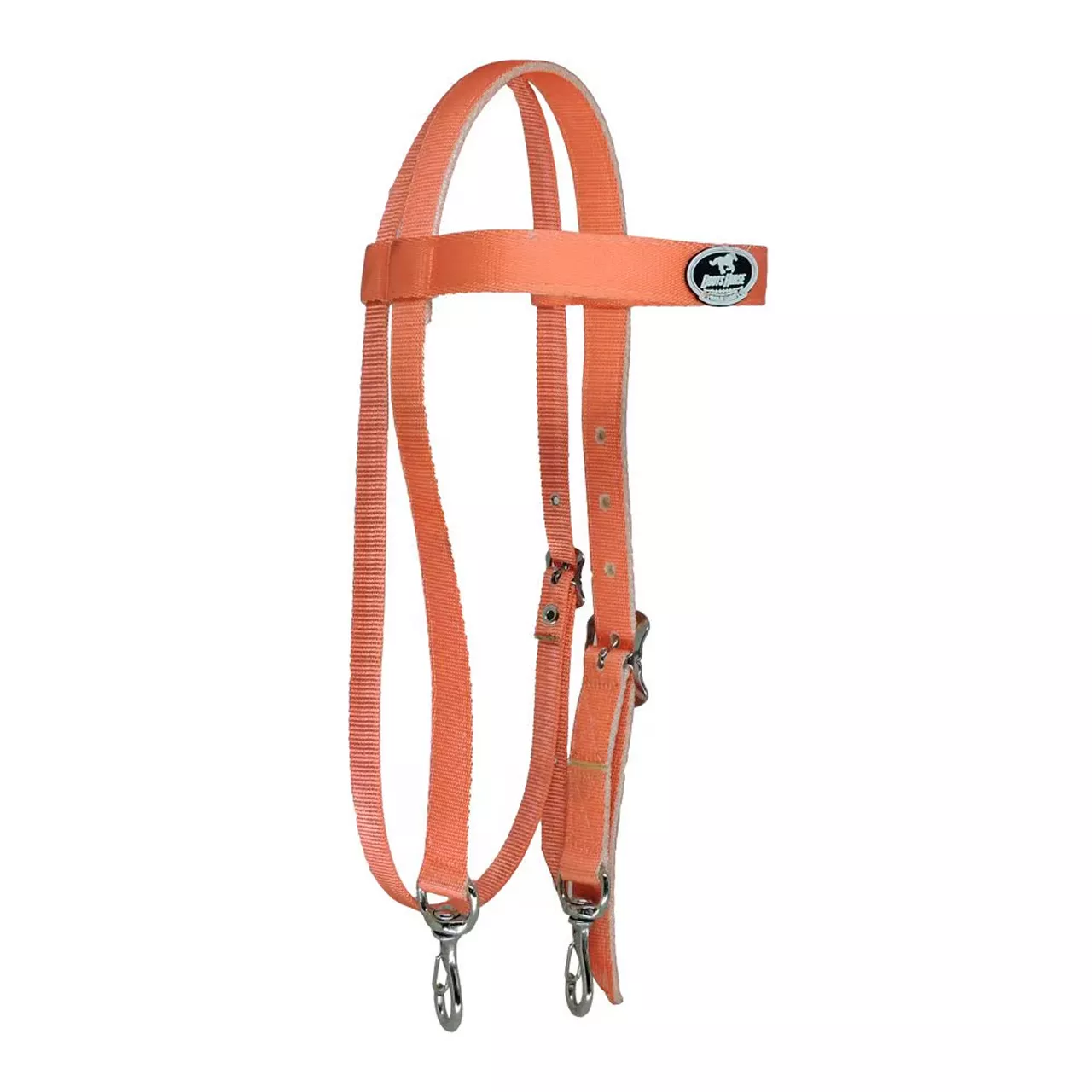 Cabecada Boots Horse Nylon Testa com Afogador - SALMÃO | PROTEC