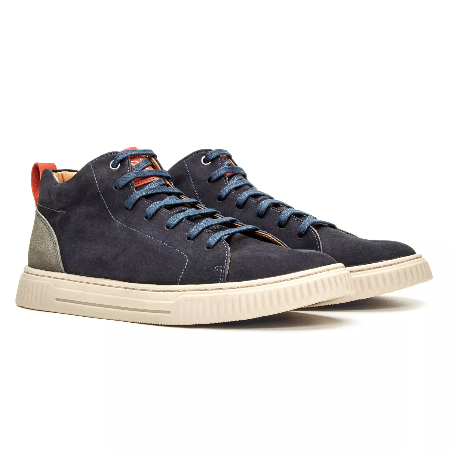 靴 pas de Calais Tênis Calais Marinho | Rambourg | Sapatos em Couro